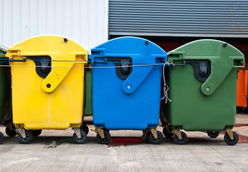 A selection of skip bins available for hire in Hampstead