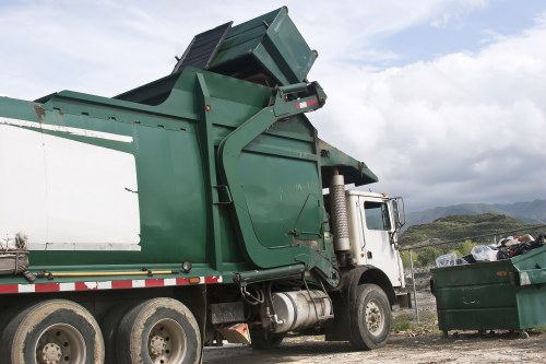 Hampstead construction site managing waste