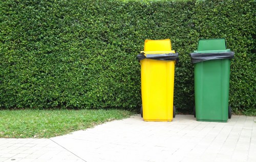 Different sizes of enclosed skips available