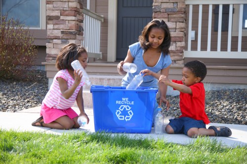 Commercial recycling operations in Hampstead