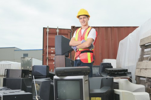 Satisfied homeowners after garage and loft clearance